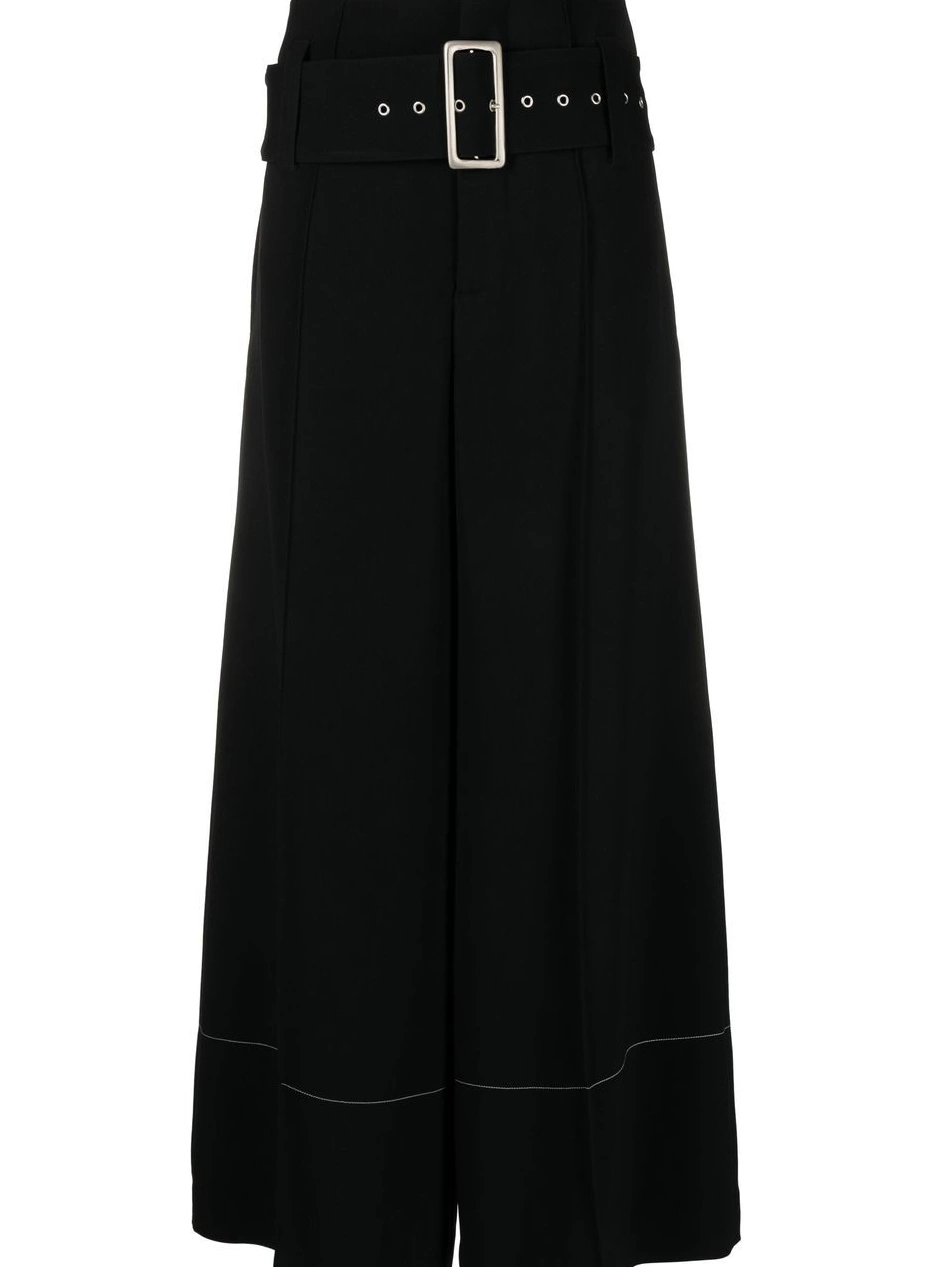 Cheap Versace high-waisted wide-leg Women trousers 0719